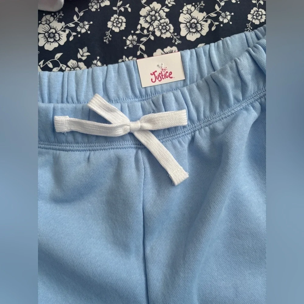 Justice Tie-Dye and Blue Kids Shorts